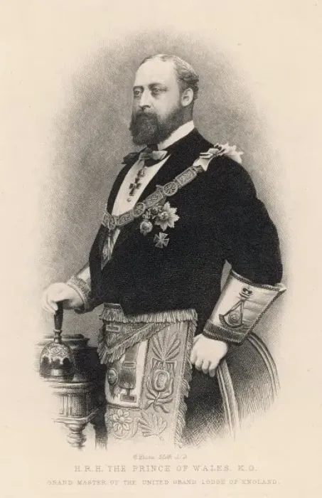 Framed Print : Edward VII as Mason Framed Print : Edward VII as Mason