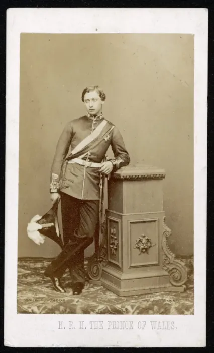 Framed Print : Edward Vii / Mayall Cdv Framed Print : Edward Vii / Mayall Cdv