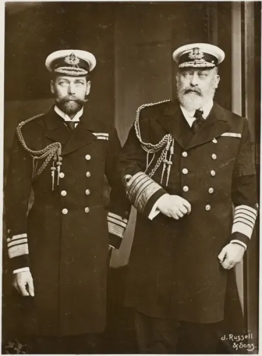 Framed Print : Edward VII and the Prince of Wales Framed Print : Edward VII and the Prince of Wales