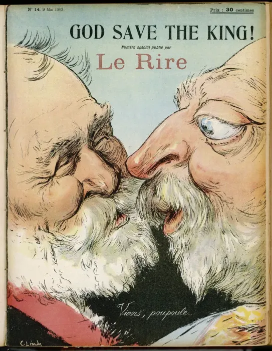 Framed Print : EDWARD VII / RIRE 1903 Framed Print : EDWARD VII / RIRE 1903