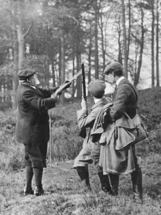 Framed Print : Edward VII shooting at Windsor Framed Print : Edward VII shooting at Windsor