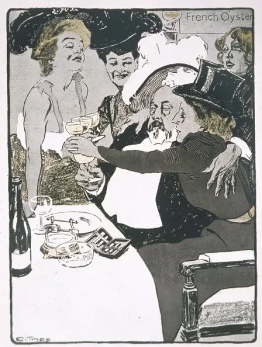 Framed Print : Edward Vii  /  Simplicissimu