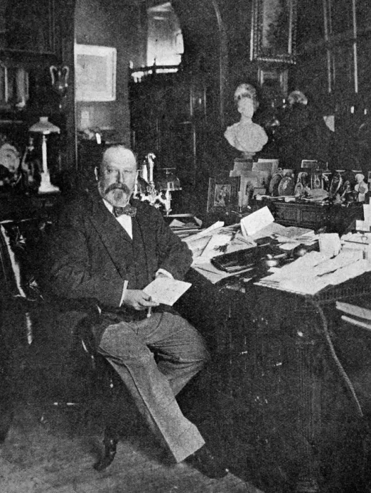 Framed Print : Edward VII in his study Framed Print : Edward VII in his study