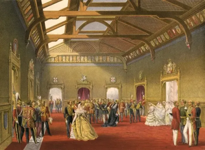 Framed Print : Edward Vii / Wedding 1863 Framed Print : Edward Vii / Wedding 1863
