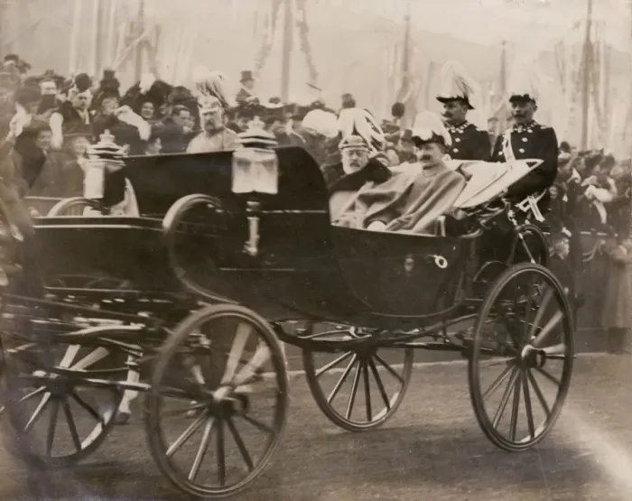 Framed Print : Edward VII and Wilhelm II in Berlin Framed Print : Edward VII and Wilhelm II in Berlin