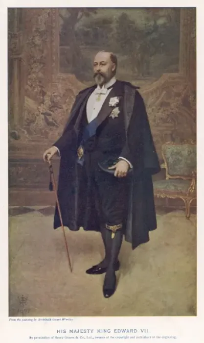 Framed Print : Edward Vii / As Wortley Framed Print : Edward Vii / As Wortley