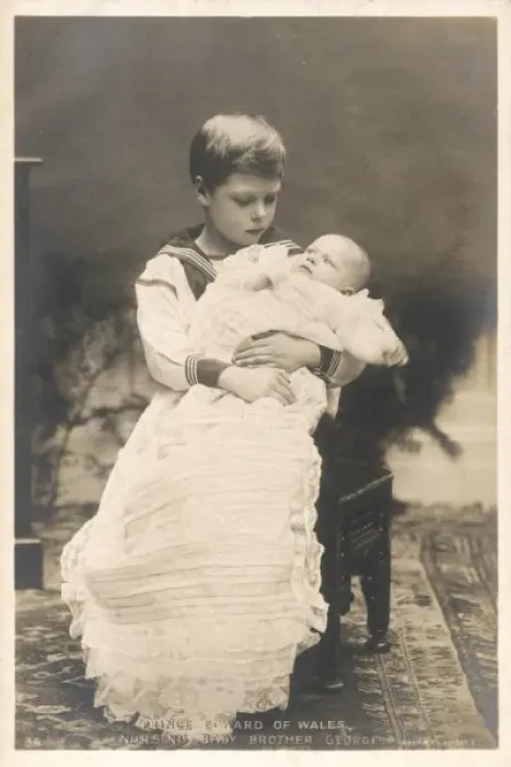 Framed Print : Edward Viii / Baby George Framed Print : Edward Viii / Baby George