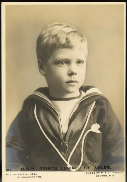 Framed Print : Edward Viii / Boy Postcard Framed Print : Edward Viii / Boy Postcard