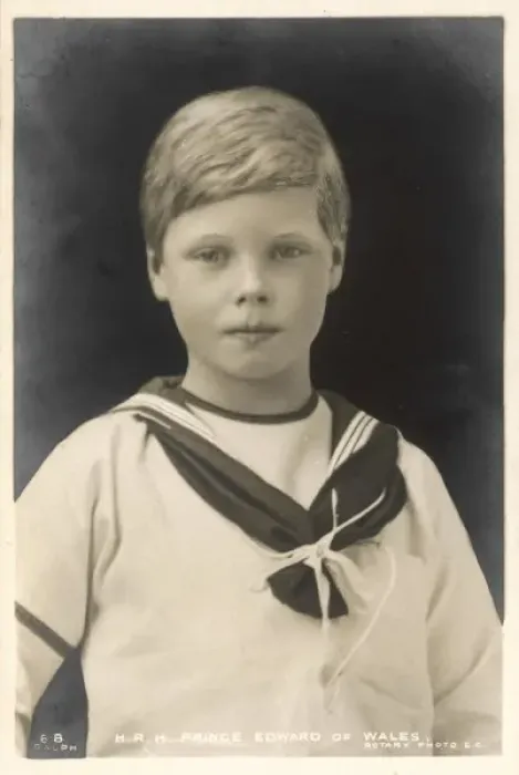 Framed Print : Edward Viii / Boy Postcard Framed Print : Edward Viii / Boy Postcard