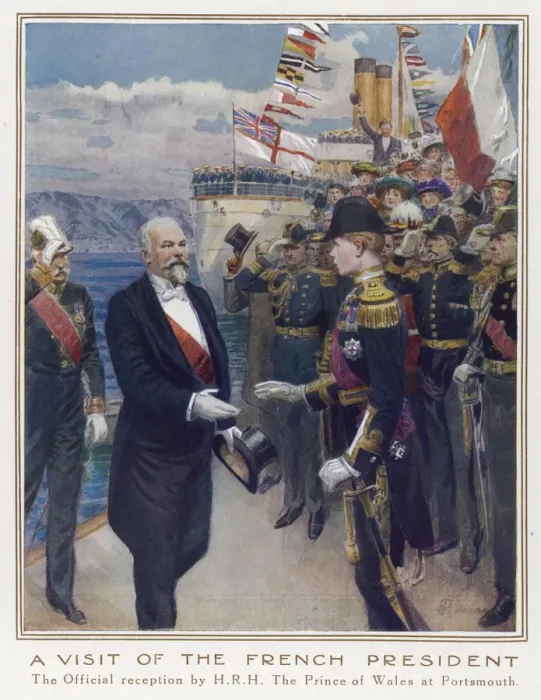 Framed Print : EDWARD VIII / POINCARE 14 Framed Print : EDWARD VIII / POINCARE 14