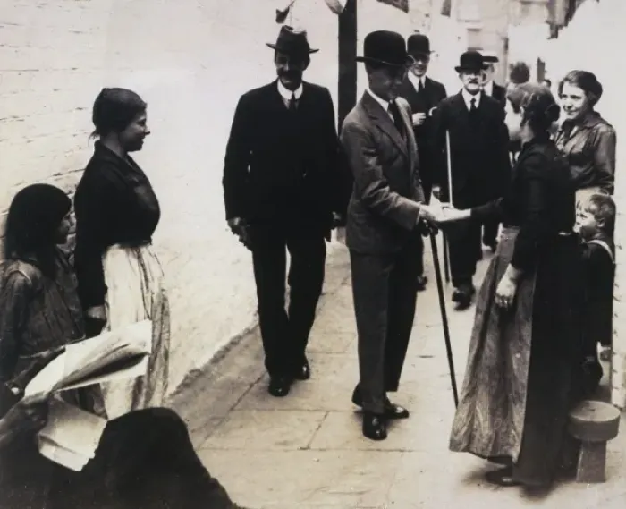 Framed Print : Edward VIII Visit Framed Print : Edward VIII Visit
