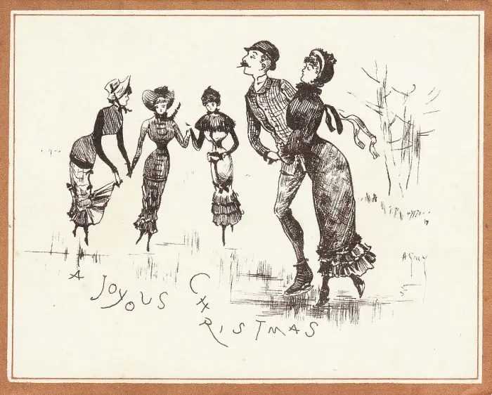 Framed Print : Edwardian 1900s Card Cards Greetings Christmas Framed Print : Edwardian 1900s Card Cards Greetings Christmas