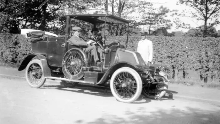 Framed Print : Edwardian car Framed Print : Edwardian car
