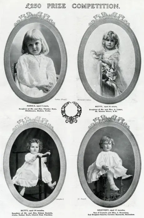 Framed Print : Edwardian childrens competition 1909 Framed Print : Edwardian childrens competition 1909