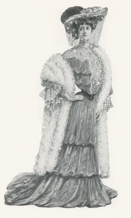 Framed Print : Edwardian Fashion Framed Print : Edwardian Fashion