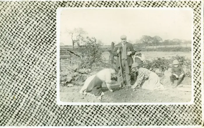 Framed Print : Edwardian Gardeners Framed Print : Edwardian Gardeners