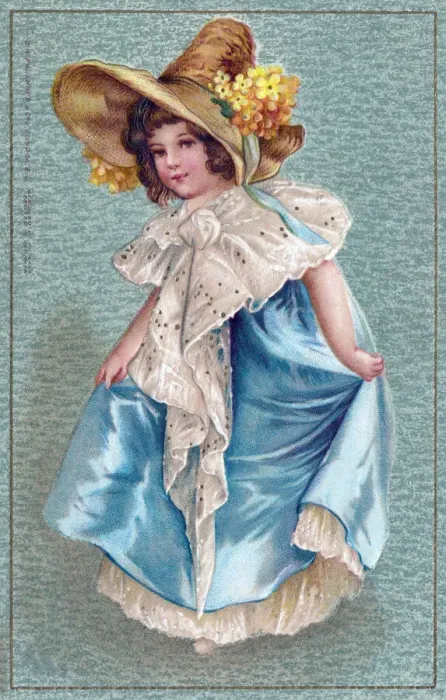Framed Print : Edwardian Girl Framed Print : Edwardian Girl