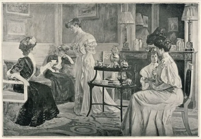 Framed Print : EDWARDIAN AT HOME Framed Print : EDWARDIAN AT HOME