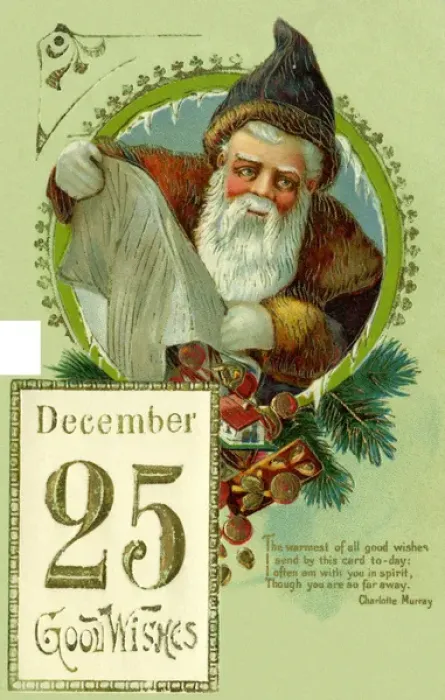 Framed Print : Edwardian Santa Claus Framed Print : Edwardian Santa Claus