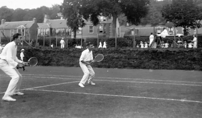 Framed Print : Edwardian tennis match Framed Print : Edwardian tennis match