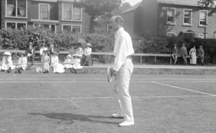 Framed Print : Edwardian tennis match Framed Print : Edwardian tennis match