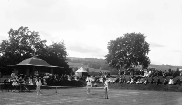 Framed Print : Edwardian tennis match Framed Print : Edwardian tennis match