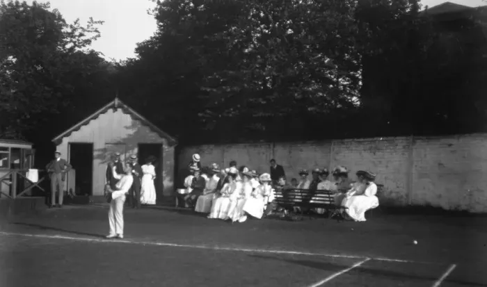 Framed Print : Edwardian tennis match Framed Print : Edwardian tennis match