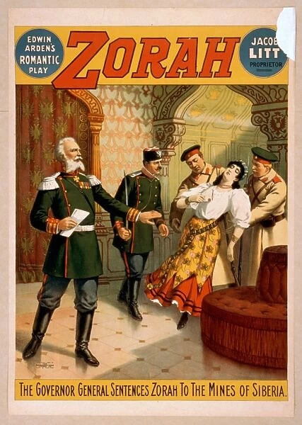 Edwin Ardens romantic play, Zorah