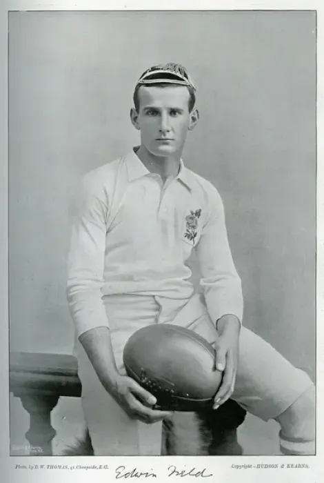 Framed Print : Edwin Field, English Rugby International player Framed Print : Edwin Field, English Rugby International player
