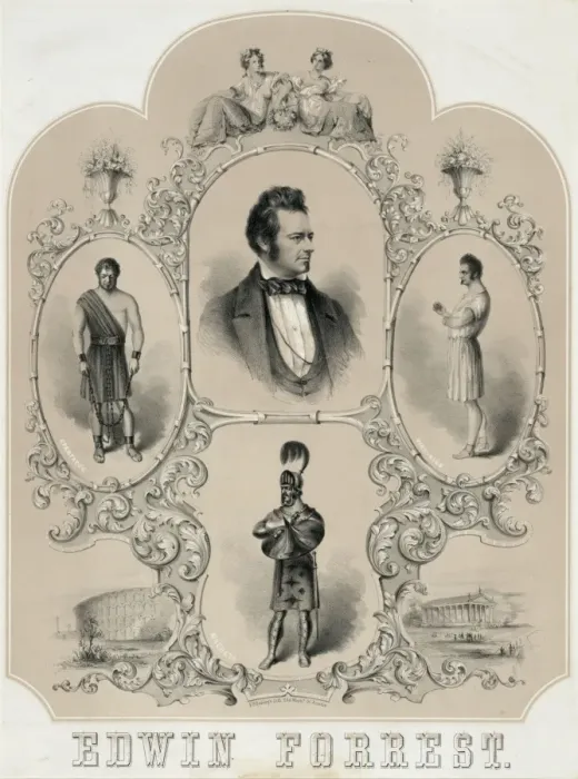 Framed Print : Edwin Forrest