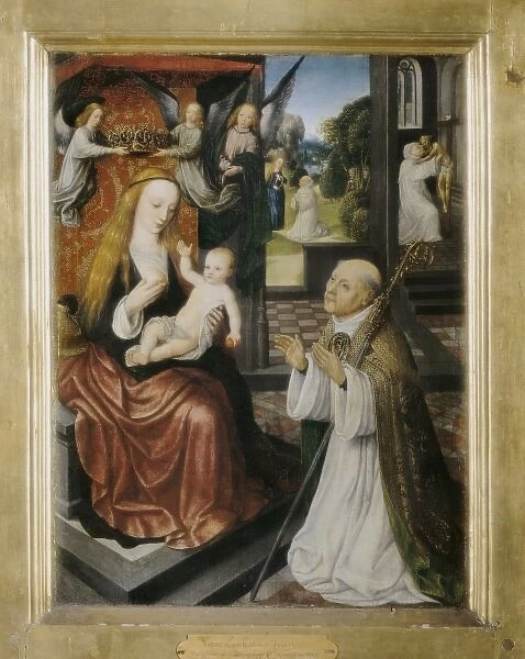 Eeckele, Jan van. The Lactation of Saint Bernard