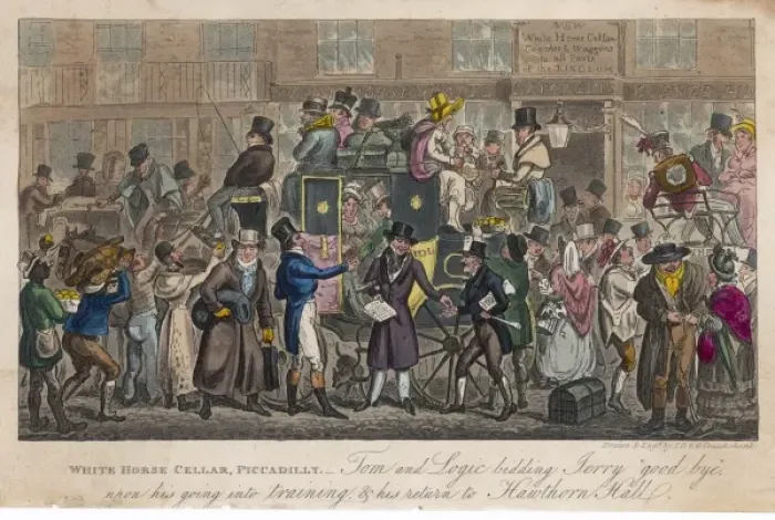 Framed Print : Egan / Life in London / 1821 Framed Print : Egan / Life in London / 1821