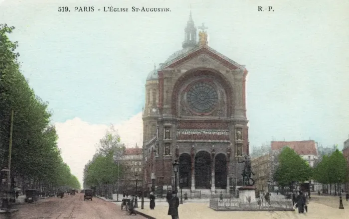 Framed Print : Eglise St Augustin - Paris Framed Print : Eglise St Augustin - Paris