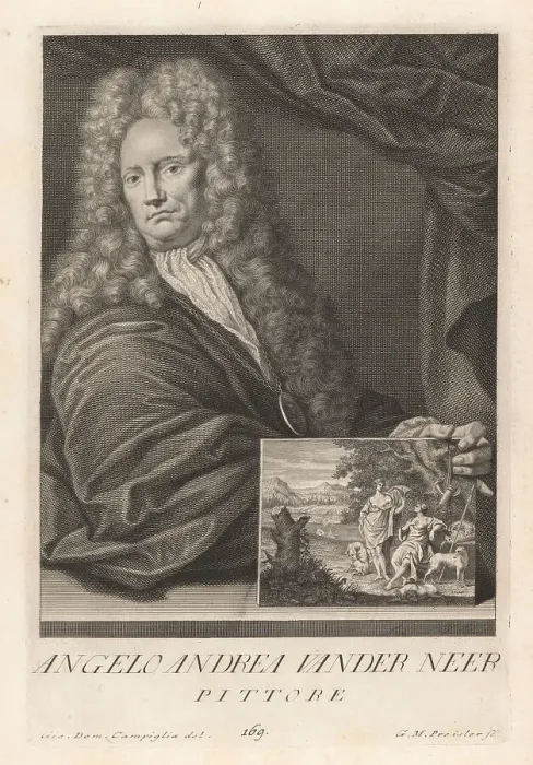 Framed Print : Eglon van der Neer, Dutch painter, c.1635-1703 Framed Print : Eglon van der Neer, Dutch painter, c.1635-1703