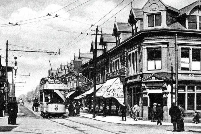 Framed Print : Egremont King Street early 1900s Framed Print : Egremont King Street early 1900s