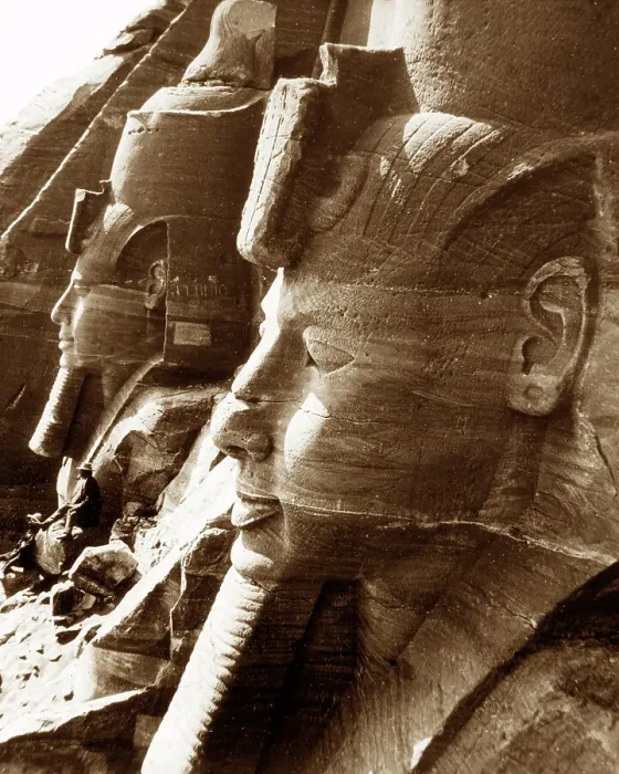 Framed Print : Egypt Abu Simbel Victorian period Framed Print : Egypt Abu Simbel Victorian period