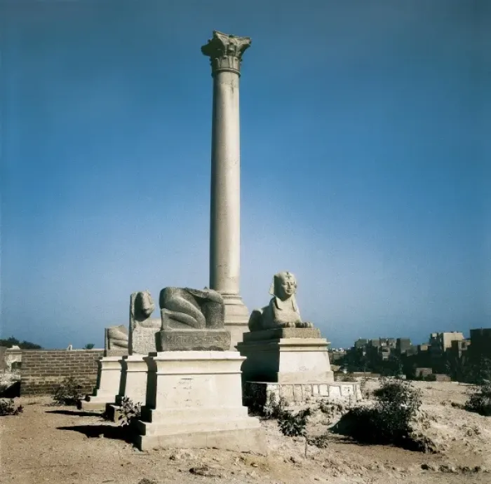 Framed Print : EGYPT. ALEXANDRIA. Alexandria. Pompeys column Framed Print : EGYPT. ALEXANDRIA. Alexandria. Pompeys column