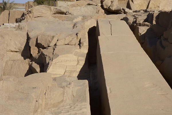 Egypt. Aswan. The unfinished obelisk