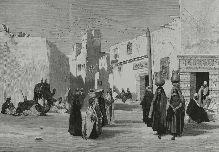 Framed Print : Egypt, Bellianah. Post and telegraph offices Framed Print : Egypt, Bellianah. Post and telegraph offices