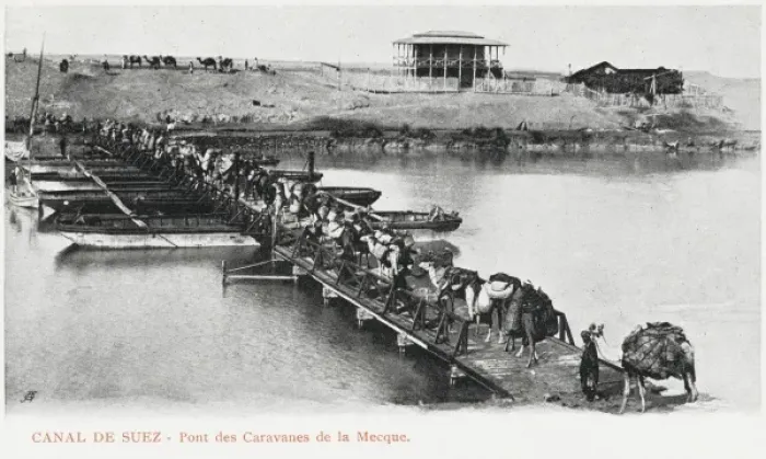 Framed Print : Egypt - Bridge for Mecca-bound caravan trains Framed Print : Egypt - Bridge for Mecca-bound caravan trains