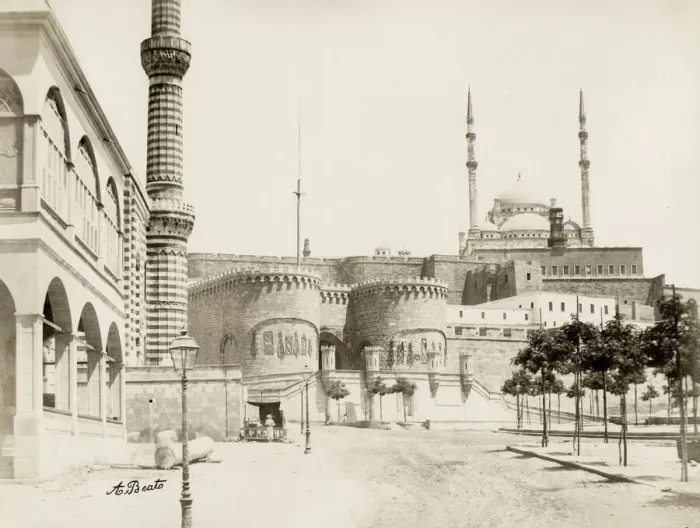Framed Print : Egypt c. 1880s - view of the Citadel, Cairo Framed Print : Egypt c. 1880s - view of the Citadel, Cairo