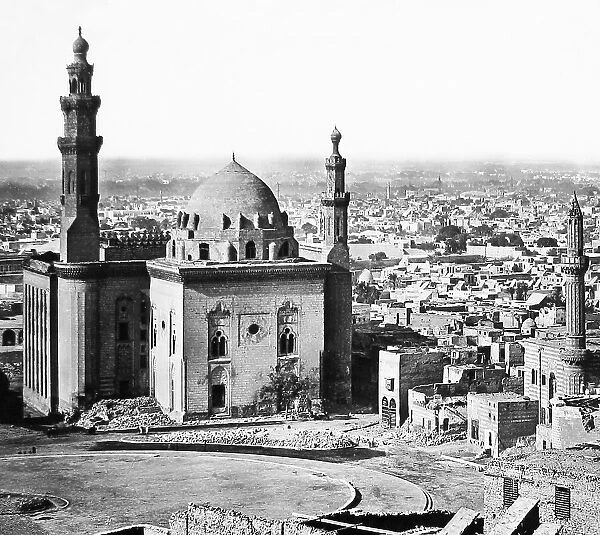 Egypt Cairo from the Citadel Victorian period