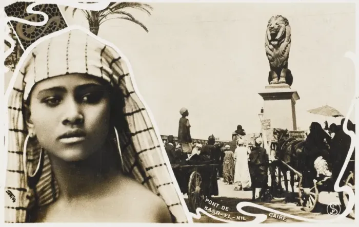 Framed Print : Egypt - Cairo - Kasr-el-Nil Bridge and Girl Framed Print : Egypt - Cairo - Kasr-el-Nil Bridge and Girl