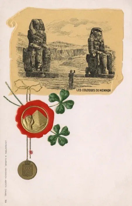 Framed Print : Egypt - The Colossi of Memnon Framed Print : Egypt - The Colossi of Memnon