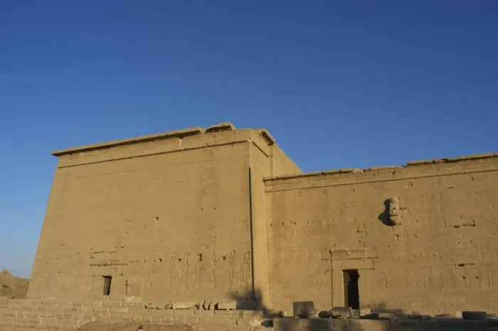 Framed Print : Egypt. Dendera. Temple of Hathor. Western side Framed Print : Egypt. Dendera. Temple of Hathor. Western side