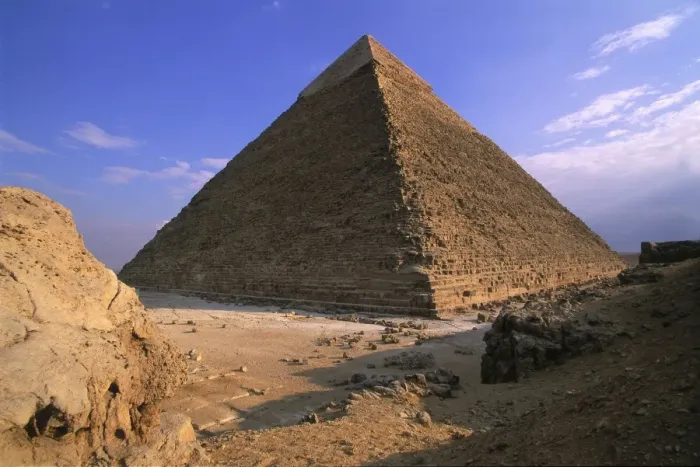 Framed Print : EGYPT. GIZA. Giza. Khafres Pyramid. Egyptian Framed Print : EGYPT. GIZA. Giza. Khafres Pyramid. Egyptian
