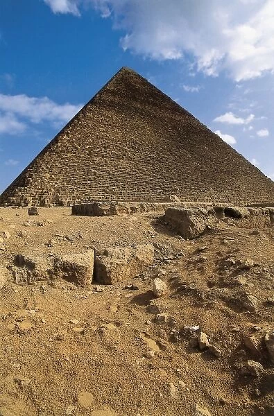 EGYPT. GIZA. Giza. The Pyramid of Khufu. Egyptian