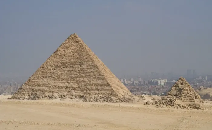 Framed Print : Egypt. The Great Pyramid of Giza called the Pyramid of Menka Framed Print : Egypt. The Great Pyramid of Giza called the Pyramid of Menka