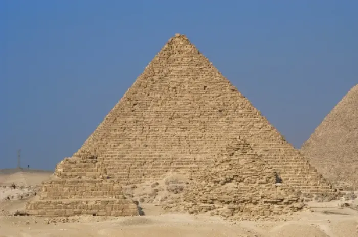 Framed Print : Egypt. The Great Pyramid of Giza called the Pyramid of Menka Framed Print : Egypt. The Great Pyramid of Giza called the Pyramid of Menka