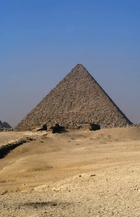 Framed Print : Egypt. The Great Pyramid of Giza called the Pyramid of Menka Framed Print : Egypt. The Great Pyramid of Giza called the Pyramid of Menka